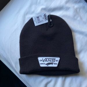 black vans beanie great condition new